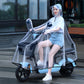 🥳2026 POPULÆRT TILBUD🥳💞Over 50 000 eksemplarer solgt! 🌧️♿ Vanntett regnjakke for bevegelseshemmede scooterbrukere – gjennomsiktig modell som sikrer god sikt, slitesterk og i størrelsene 5XL–6XL. Hold deg tørr og trygg på regnfulle turer! 🛡️✅