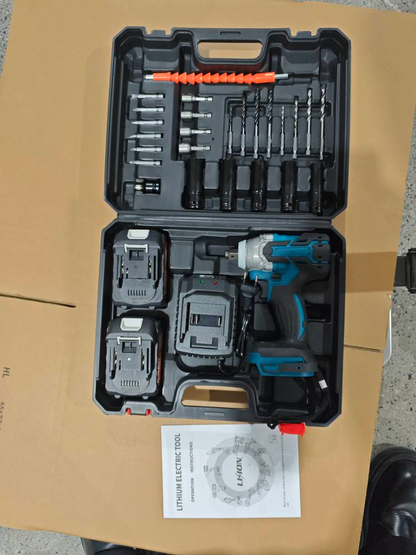 🔥2025 Varm försäljning🔥Slagnyckel med Högt Vridmoment och Litiumbatteri