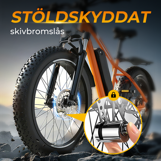 Stöldskyddande skivlås för motorcykel