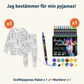🎨 Gör-det-själv-pyjamastryck🎁Köp 2 och få fri frakt