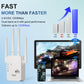 📶 57% REA NU! 🔥 WiFi-förlängare 1200Mbps - Dual Band & 10 000 kvm Täckning, Perfekt för Hemmet och Kontoret ✨
