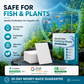 🐠 KÖP 1, FÅ 1 GRATIS! ✨ VATTENRENINGSARK FÖR AKVARIUM – Kristallklart vatten på 24 timmar, tar bort lukt och föroreningar, ofarligt för alla fiskar och växter 🌿🔮
