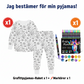 🎨 Gör-det-själv-pyjamastryck🎁Köp 2 och få fri frakt