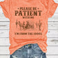 👕I'M From 1900S✨ Vintage-T-shirt med rund hals och bokstavstryck för kvinno