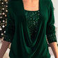 👚 45% RABATT! ✨ Smockad Falsk tvådelad topp – Stilfull, Mångsidig & Bekväm med Elegant Kvinnlig Charm 🎀📦