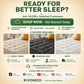 🛌Madrass med bambufiberfyllning🌱 | 100 % naturlig | Mjuk💤, andningsbar och fuktreglerande sovkomfort | Allergivänlig, hållbar och miljövänlig ♻️ | Perfekt för varma nätter och känslig hud | NU 50 % RABATT!👉