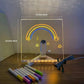 ✨Tidsbegrenset tilbud: 50 % rabatt!!⏳🎨Lysende LED-tegnebrett for barn
