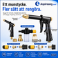 Ergonomisk och läckagesäker högtrycksvattenpistol med 2 spraylägen