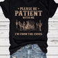 👕I'M From 1900S✨ Vintage-T-shirt med rund hals och bokstavstryck för kvinno