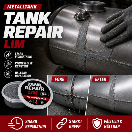 🛒 50% RABATT NU! ⛽ Reparationslim för bränsletank – Tålig mot Bränsle, Vattentät & Snabbtorkande – Perfekt för Bilar, Båtar, Maskiner & Motorfordon 🌿