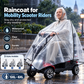 🥳2026 POPULÆRT TILBUD🥳💞Over 50 000 eksemplarer solgt! 🌧️♿ Vanntett regnjakke for bevegelseshemmede scooterbrukere – gjennomsiktig modell som sikrer god sikt, slitesterk og i størrelsene 5XL–6XL. Hold deg tørr og trygg på regnfulle turer! 🛡️✅