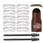 ✨ 50 % RABATT 💄 Perfekta Ögonbryn Mall & Stämpel Kit, snabb och enkel för snygga, välformade ögonbryn