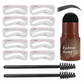 ✨ 50 % RABATT 💄 Perfekta Ögonbryn Mall & Stämpel Kit, snabb och enkel för snygga, välformade ögonbryn