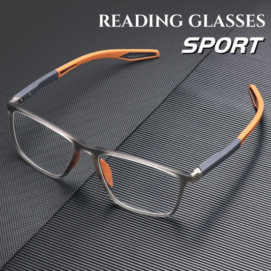 Sportglasögon för män Ultra-Light Anti-Blue Light Presbyopic Glasses