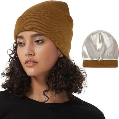 🎄Julerbjudande🎊Vinter Unisex Mjuk Slouchy Stickad Mössa