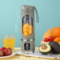 🍹 50% RABATT – Bærbar trådløs juicer med smart display – 4 programmer – knuser is – kompakt – perfekt til reise, jobb og trening