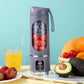 🍹 50% RABATT – Bærbar trådløs juicer med smart display – 4 programmer – knuser is – kompakt – perfekt til reise, jobb og trening