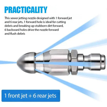 💝50 % RABATT💝Kraftfull munstycke för rengöring och avloppsrensning