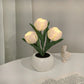 LED-nattlampa i form av en tulpan bordslampa🌷✨