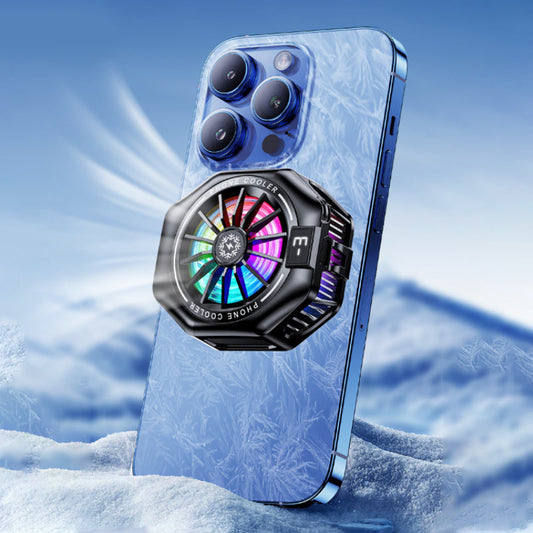 Magnetisk telefonkylare med clips och kylchip med halvledar