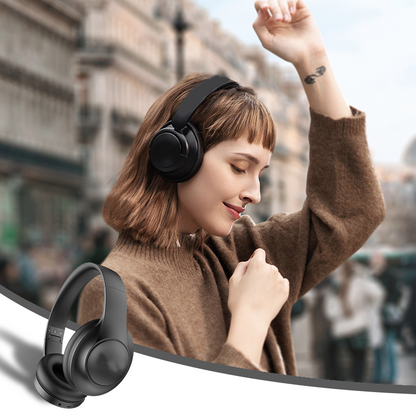 Trådlös over-ear bluetooth hörlurar