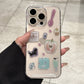 DIY Green Apple Sticker Style Phone Cases for iPhone Series