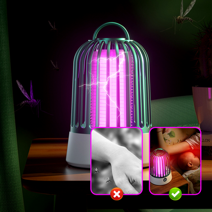 Kraftfull elektrisk insektsbekämpare med UV-lju