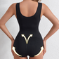 Dubbelknäppt Shaping Bodysuit för kvinno