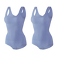 Dubbelknäppt Shaping Bodysuit för kvinno