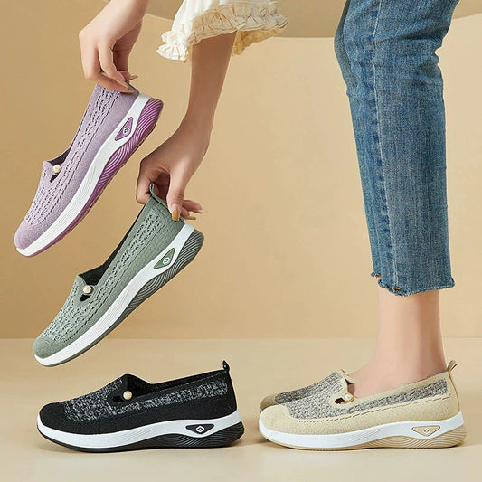 🔥Het rea 50 % rabatt 👟 Ortopediska sneakers för kvinnor – komfort och stöd för fotvalvet