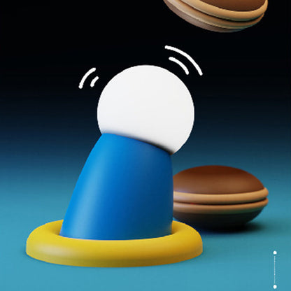 Kreativ nattlampa i form av applåde