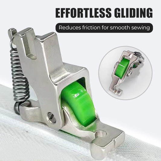 Justerbar och hållbar osynlig rullfot med dragkedj