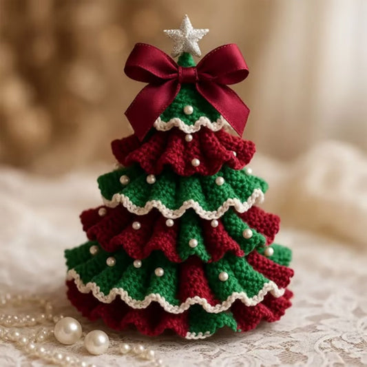 🤚🎁DIY virkad julgran - Handgjord juldekoratio