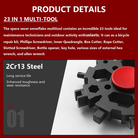 23-i-1 Snöflinga Multiverktyg