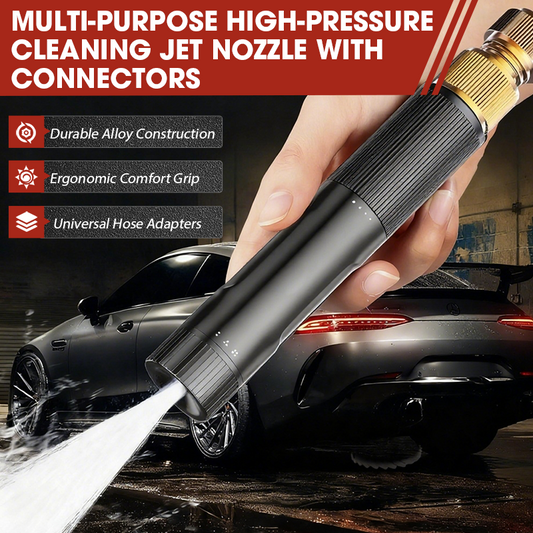 Julerbjudande till halva priset🎁Multifunktionellt högtrycksrengöringsmunstycke med anslutninga