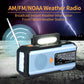 📻☀️ 50% RABATT! | Solcellsväderradio med Handvev – 3 Laddningssätt, 2000mAh Powerbank & SOS-larm!