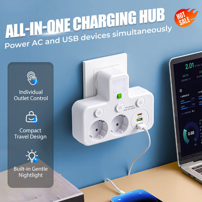 Smart grenuttag med USB-portar