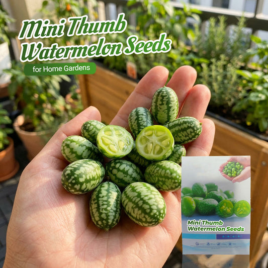 Mini-tumme-vattenmelonfrön— Varje tugga spricker av saft! 🤩 Odla denna salladsfavorit på din balkong! 💫✨