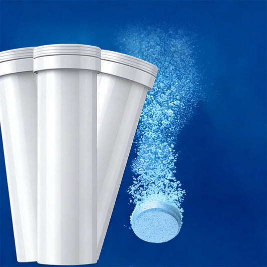 Koncentrerade bubblande tabletter för vindrutespolare