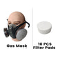 😷 50% RABATT! 🎁 Gasmask med Dubbla Filter & Aktivt Kol – Professionellt Skydd, Hög Filtrering & Andningsbar 🛡️