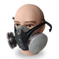 😷 50% RABATT! 🎁 Gasmask med Dubbla Filter & Aktivt Kol – Professionellt Skydd, Hög Filtrering & Andningsbar 🛡️