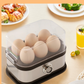 Multifunksjonell elektrisk eggkoker og dampkoker – 200 W