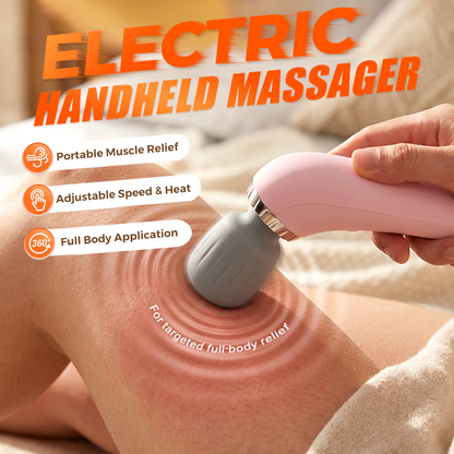 🔥Bärbar, sladdlös, handhållen massager