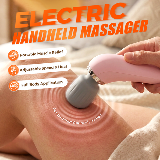 🔥Bärbar, sladdlös, handhållen massager