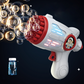 Automatisk bubbelpistol med LED-belysning