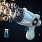 Automatisk bubbelpistol med LED-belysning