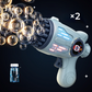 Automatisk bubbelpistol med LED-belysning