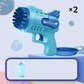 Automatisk bubbelpistol med LED-belysning