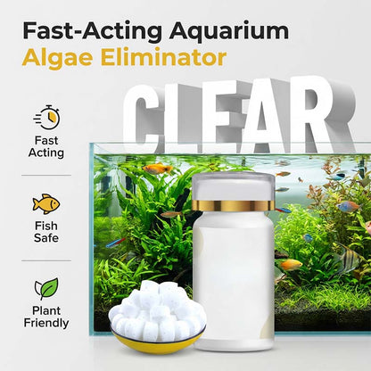 Prodotto per eliminare l'acqua verde e il muschio dall'acquario