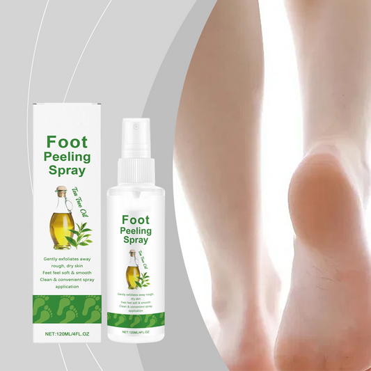Fotpeeling-spray med tea tree-olja